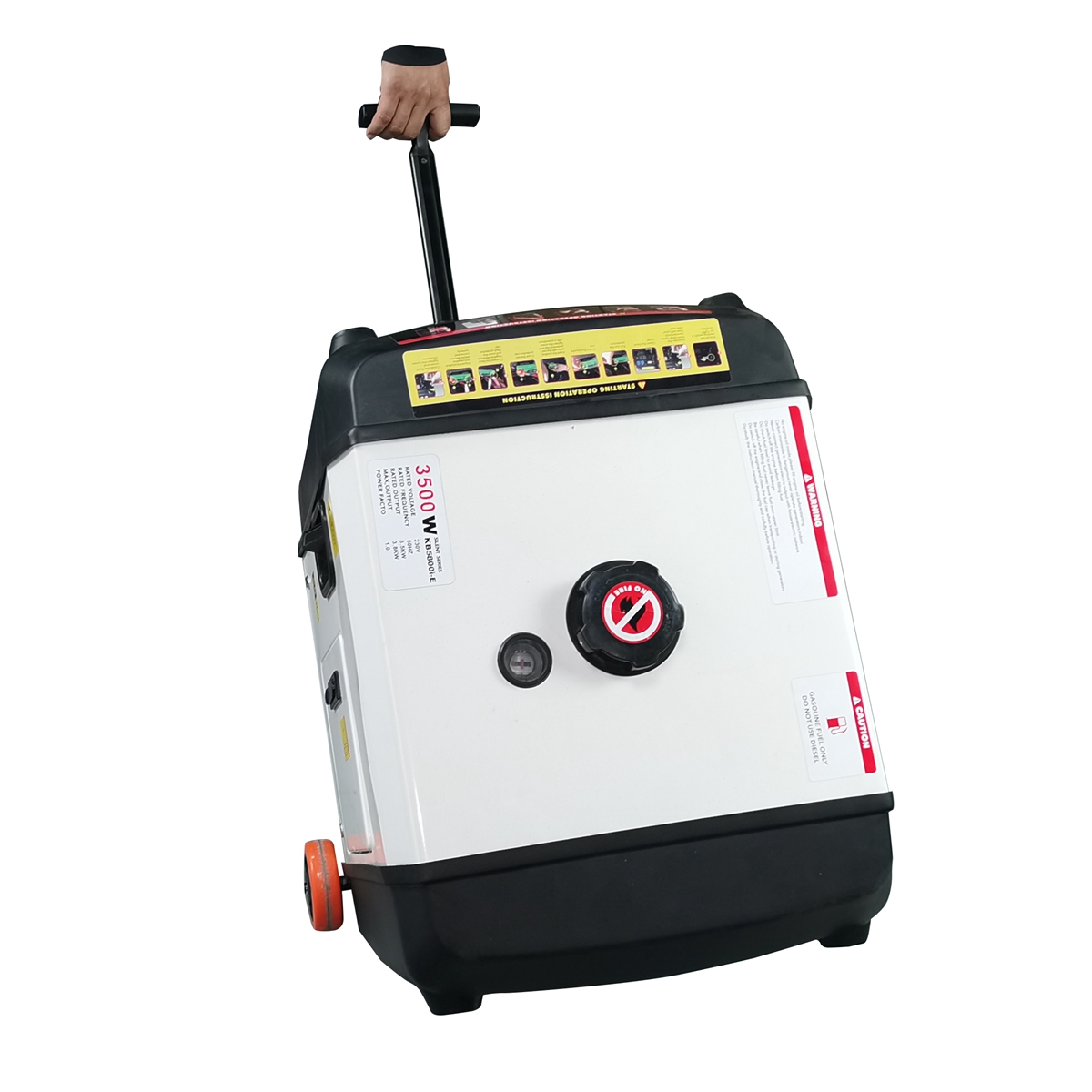 Portable 4kW AC 110V/220V/230V/240V Inverter Generator