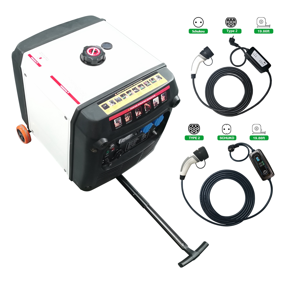 4kW portable charging generator